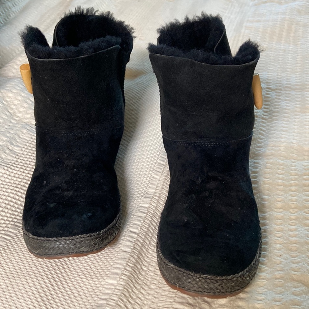 Black UGG booties